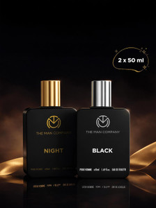 THE MAN COMPANY Black EDT & Night EDP Combo 100ml - Image 1