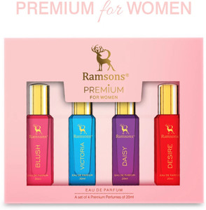 RAMSONS Premium for Women Giftset Pack of 4 Eau de Parfum  -  80 ml