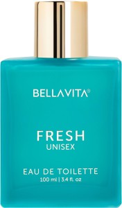 Bella vita organic Fresh Eau De Toilette Unisex Perfume with Bergamot, Orris Lavender & Ylang Ylang Perfume  -  100 ml