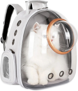 FAB Pet Transparent Cat Carrier Backpack Black - Image 6