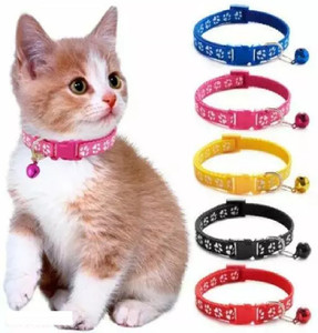 chullbull pet products Printed 2 Pcs Cat And Puppy Collar Bell Dog & Cat Collar Charm