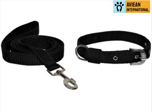 Aviean International Good Quality 0.75 inch Black Puppy Belt Puppy Collar Belt Dog Collar Dog Collar & Leash