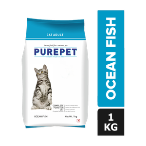 Purepet Ocean Fish 1 kg Dry Adult Cat Food - Image 6
