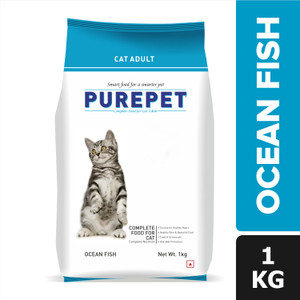 Purepet Ocean Fish 1 kg Dry Adult Cat Food