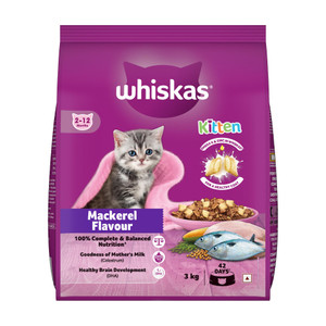 Whiskas Mackerel 3 kg Dry Kitten Food - Image 6