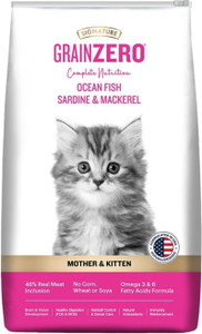 Signature Signature Grainzero mother and kitten Chicken, Fish 3 kg Dry Young, New Born, Adult Cat Food