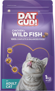 DatGud Chicken & Wild Fish Adult Cat Food, 1kg - Image 1
