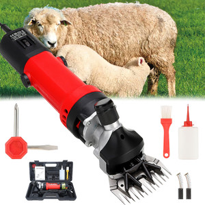 Kidoca 6 Speed Electric Sheep Hair Cutting Machine For Animal Pet Clipper Sheep Trimmer Red, Black Pet Hair Trimmer