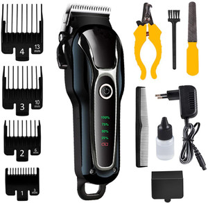 Dazzel Flex Rechargeable Hair Clipper Hair Trimmer Beard Electric Cutter Hair Cutting Machin Fully Waterproof Trimmer 350 min  Runtime 4 Length Settings