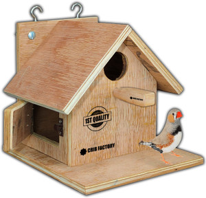 cribfactory STRONG Breeding Box for all Finches HIGH QUALITY PLYWOOD Bird  House Price in India Buy cribfactory STRONG Breeding Box for all Finches 