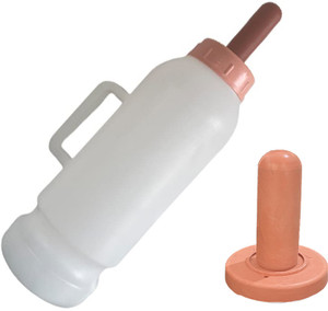 Cj farms and agritech 2L Calf Milk Feeding Bottle with Food