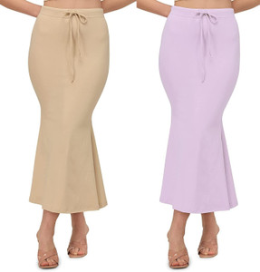 अलाइन BEIGE-COMBO-FISHCUT-LAVENDER-BEIGE पेटीकोट