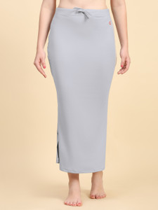 Trendmalls TM-P001-Light Grey-3XL Lycra Blend Petticoat