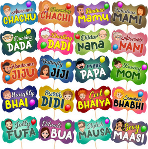 ZYOZI 20 Pcs Baby Shower Props for Photoshoot,Photography Or Pregnancy Favors Photo Booth Board