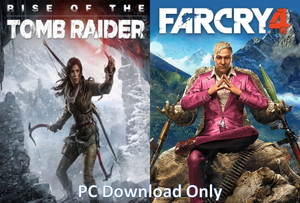 Rise of the Tomb Raider and Farcry 4 Top Two Game (Offline Only) (No DVD) (Regular)