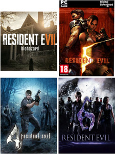Resident Evil 4 5 6 7 Combo Pc Game (Offline Only) Full Games. (Complete Edition)