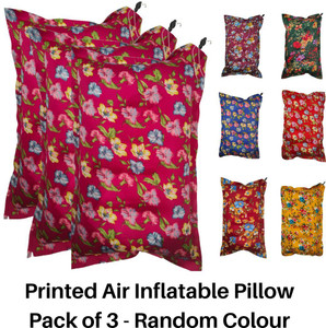 pmsquare Air Travel Pillow Pack of 3 Floral