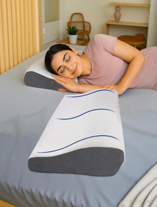 GADDA CO Memory Foam Sleeping Pillow Pack of 1 Solid Orthopedic Neck &Shoulder Pain Relief Contour Pillow for Spondylitis Neck Relief