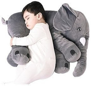 DearJoy Baby Elephant Pillow (Grey) - 45 cm - Image 6