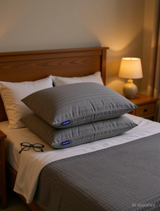 WELLGIVER Microfibre Pillow Pack of 2, 41x61 cm - Image 6