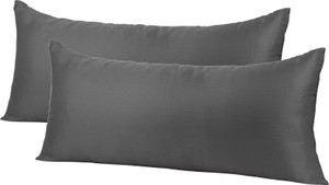 VLYSIUM PERFECT SLEEPER stripe 12*24 cushions for sofa or chair pillows set (30cm*60cm) Cotton Solid Cushion Pack of 2