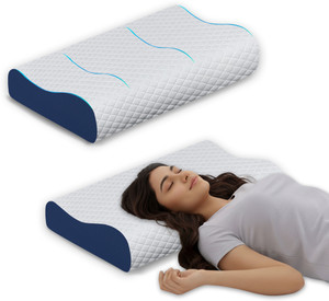 Dr. Mashur Memory Foam Orthopaedic Pillow Pack of 1 Solid Orthopedic Comfort Plus, Body Support, Neck Care, Sleep Essentials