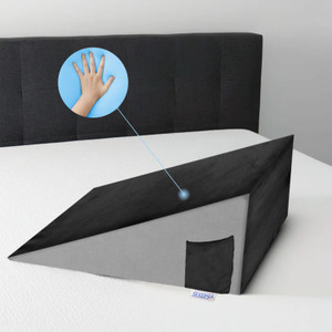 Sleepsia Gel Orthopaedic Pillow Pack of 1 Solid Bed Wedge Pillow for Sleeping, Back & Neck Pain Relief, Leg Elevator -