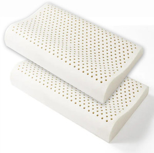 AVI Latex Orthopaedic Pillow Pack of 2 Nature 100% Natural