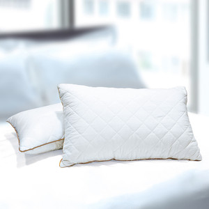 SPACES Microfibre Solid Sleeping Pillow Pack of 2