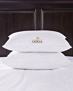 GOGA LUXURY Cotton Solid Sleeping Pillow Pack of 2