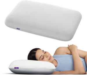 Frido Memory Foam Orthopaedic Pillow Pack of 1 Solid Ultimate Deep Sleep Pillow for Neck & Shoulder Pain Relief, King Size 5 Inch