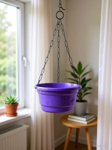 TechHark Hanging Baskets Flower Pot Plant Pot Plant Container Set Money Plant Plant Container Set