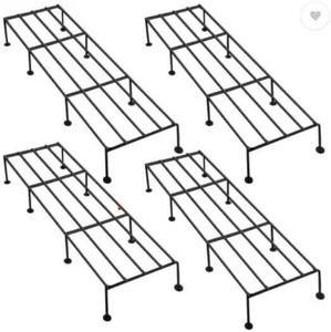 JNCRAFTS JNCRAFTS SET OF 4 PLANTER STAND Plant Container Set (Pack of 4, Metal) Plant Container Set