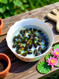 IAE Lotus Seeds for Planting in Water All Season Lotus Flower Hybrid Japanese Lotus Seed