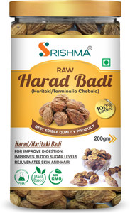 Srishma Badi Harad Fresh Whole - 200 Gm - Aralu | Haritaki | Kadukkai - Badi Harar Seed