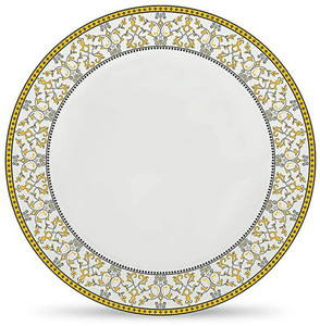 LAOPALA Diva Morrocan Gold Large Dinner Plate Set of 6 pcs, 11" Inch, Opalglass, Dinner Plate