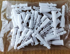 Pin Plug Pvc SOLVAR Plastics Wall Plugs 40MM Diameter PVC Plastic Wall Gitti 40MM ...