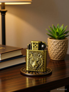Point Zero Tiger Eye Design Butane Gas Lighter - Image 6