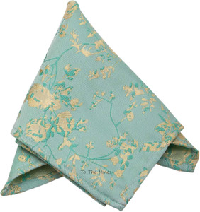 To The Nines Self Design Jacquard Pocket Square