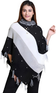 KLOVE Wool Blend Poncho