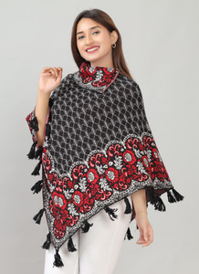 WOOLBERRY Wool Blend Poncho