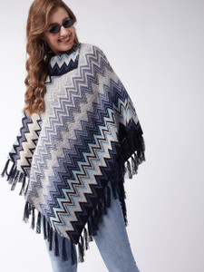 Modeve Wool Blend Poncho