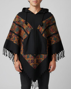 SR Collection Pure Wool Poncho