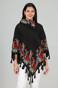 WOOLBERRY Wool Blend Poncho