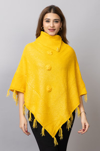 Hi Style Wool Blend Poncho