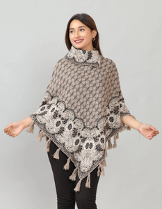 WOOLBERRY Wool Blend Poncho