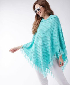 Modeve Wool Blend Poncho