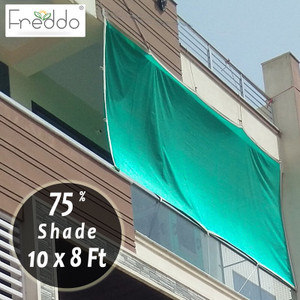 Freddo Sun Shade Net 10 X 8 ft cotton webbing 75% Portable Green House