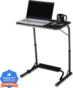 wow craft Multipurpose Laptop table with Adjustable Height & Angles | Space Saving Wood Portable Laptop Table