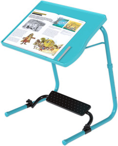 WOW MATE Pro Executive Workspace Laptop Table Mat Finish Lap Desk with Footrest Plastic Portable Laptop Table